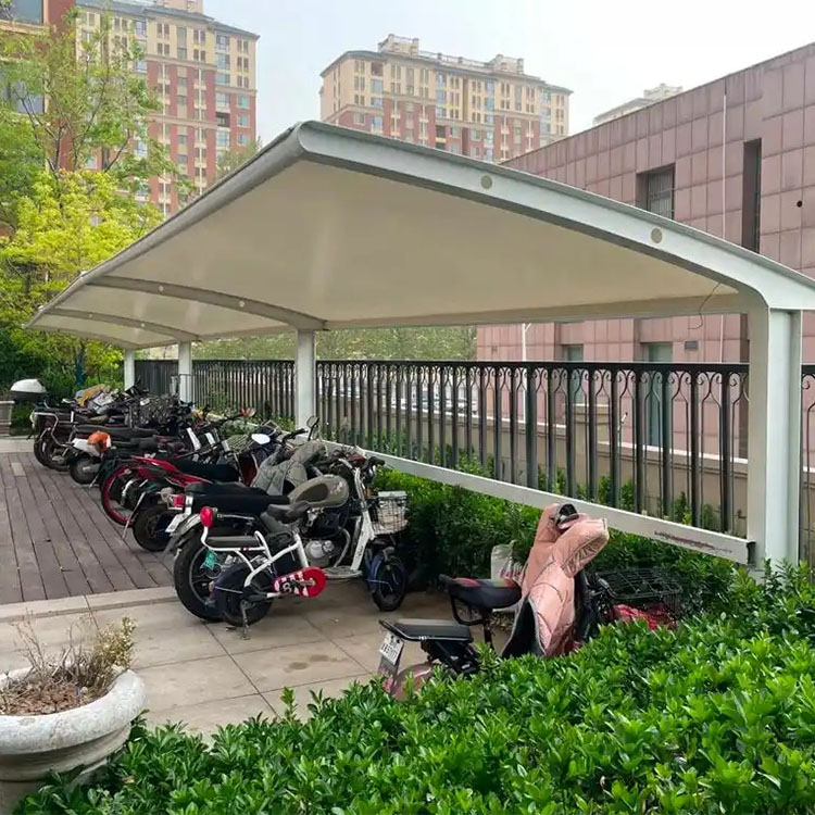 大英县膜结构电动车棚